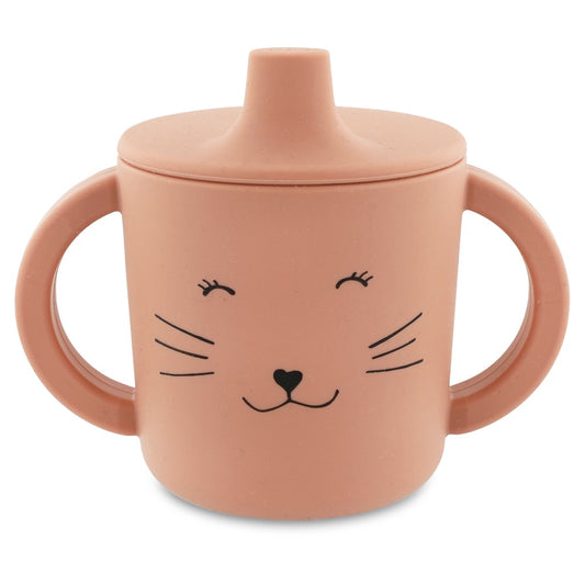 Tasse d'apprentissage en silicone - Mme Chat
