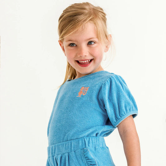 T-shirt Thalia Eponge Azur