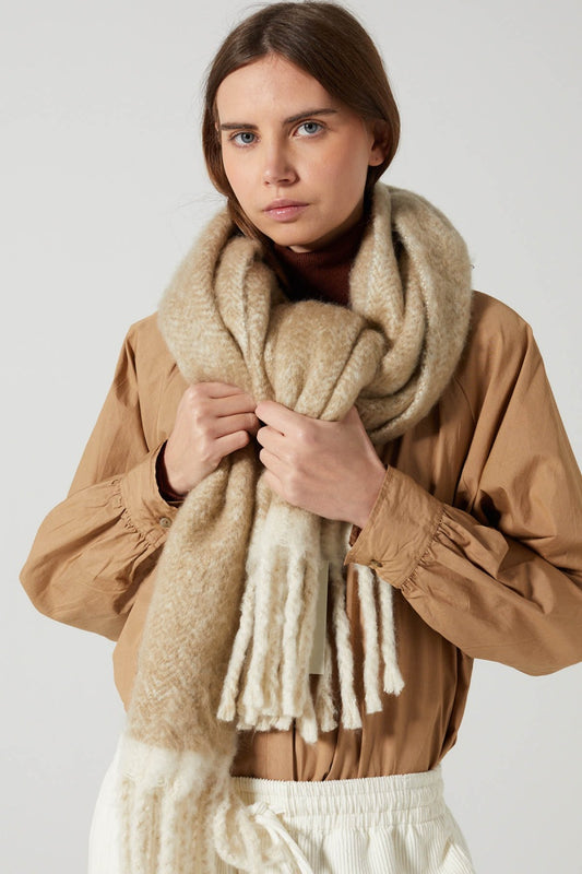 Echarpe Léon beige