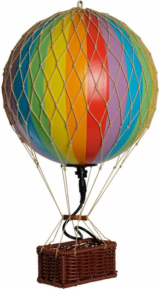 Grande montgolfière multicolore LED