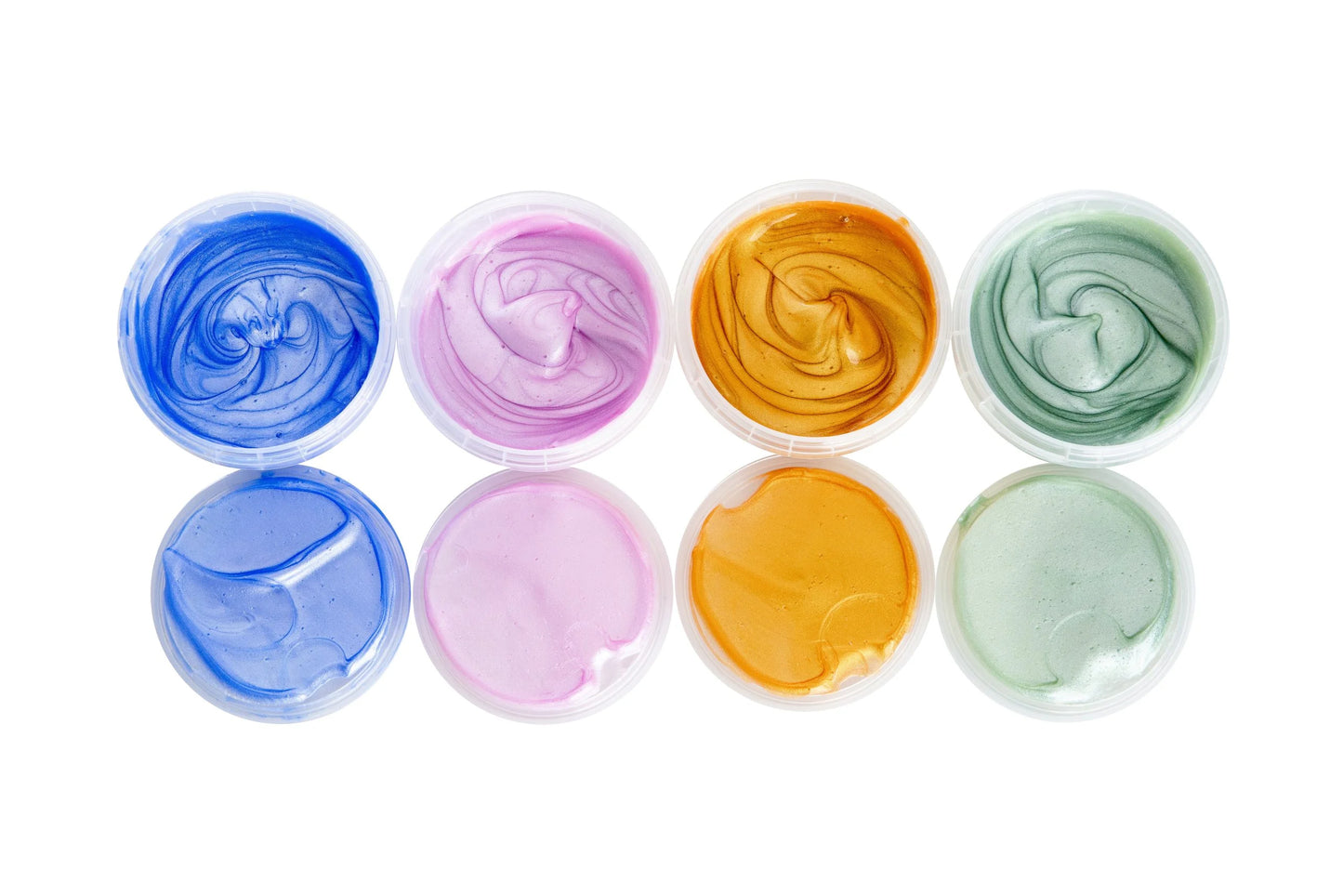 Coffret 4 pots PEINTURE AUX DOIGTS naturelle & vegan "Mika"