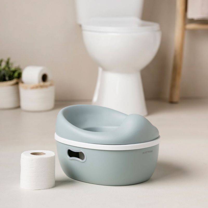 Pot d'apprentissage Potty 3 en 1 Vert Sauge