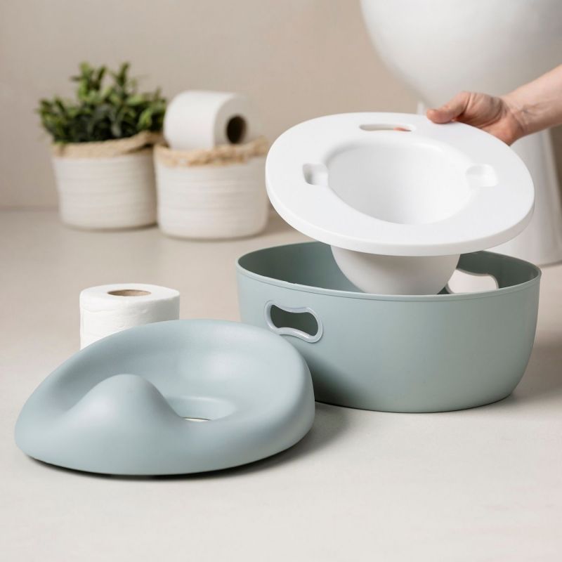 Pot d'apprentissage Potty 3 en 1 Vert Sauge