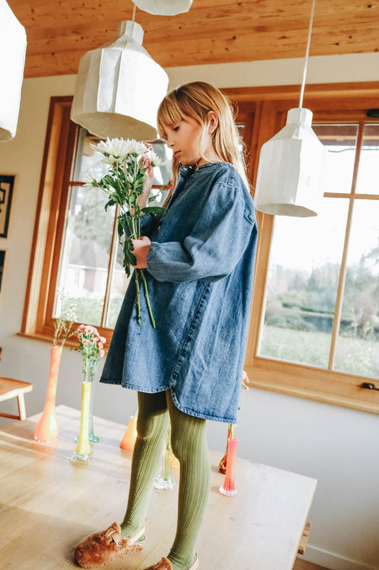 Robe Anna denim brut